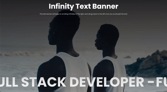 Infinity Text